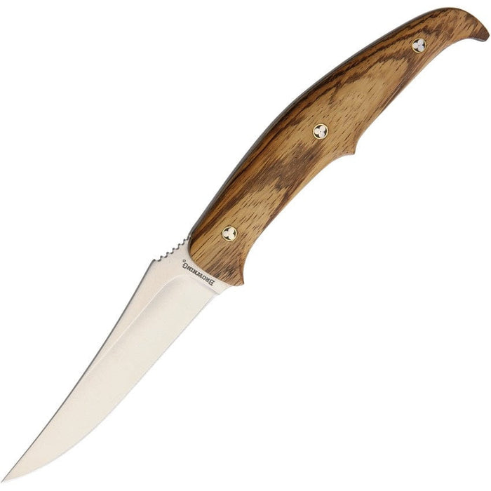 Browning Hunting Knife Zebra wood Fixed Blade