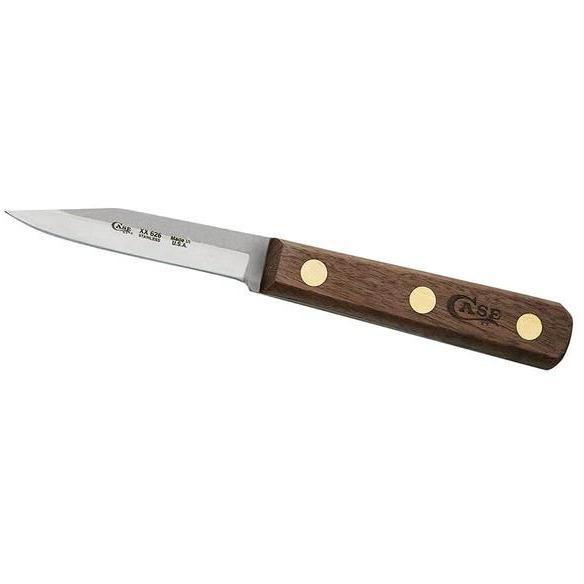 Case Cutlery Kitchen Knife Case Cutlery 3" Clip Point Paring Knife (Solid Walnut)