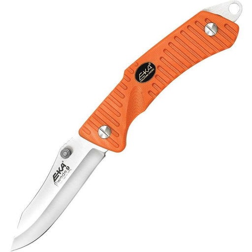 Eka Folding Knife Swede T9 Orange back lock folder