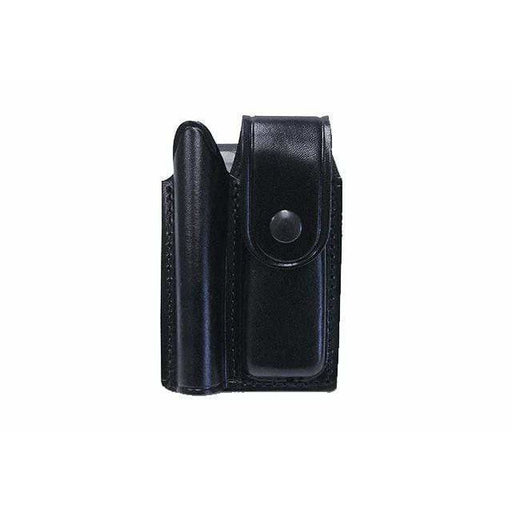 Maglite Sheath Maglite Double Leather Holster for Flashlight and Folding Knife