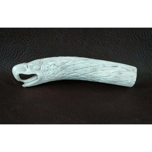 Monkey Forest Knife Handle Hand Carved Eagle Bone Carving
