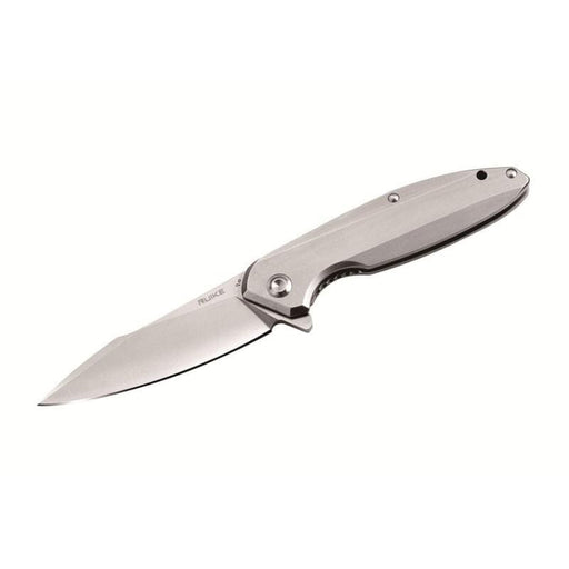 Ruike Folding Knife Ruike Knives P128-SF large blade, stainless steel handle, safety lock
