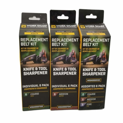 Work Sharp Knife & Tool Sharpener Belt Kit, Assorted